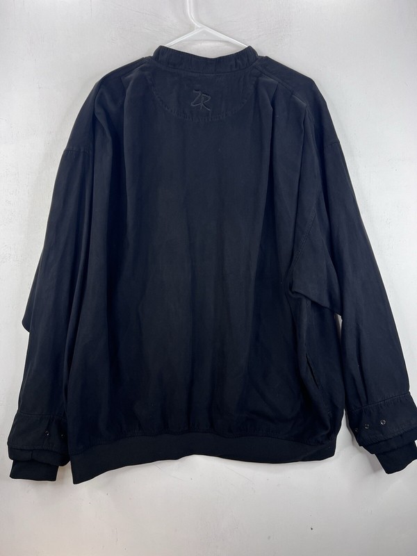 Zero Restriction Microsuede Long Sleeve 1/4 Snap Pullover Black Mens XXL gallery