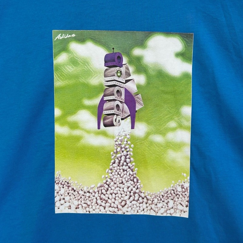 Adidas Boost Rocket Graphic Tee NWT Men's Sz 3XLT Pulse Blue Casual Athleisure gallery