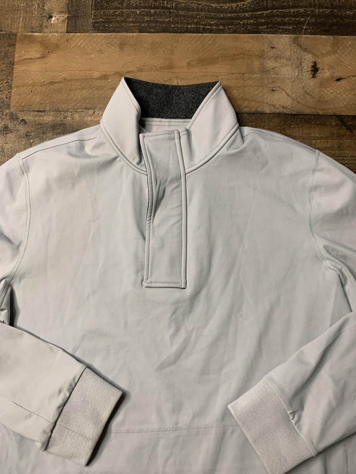 BYLT Pullover Mens Medium Gray Elite+ Fairway Drop-Cut Golf Performance Stretch gallery