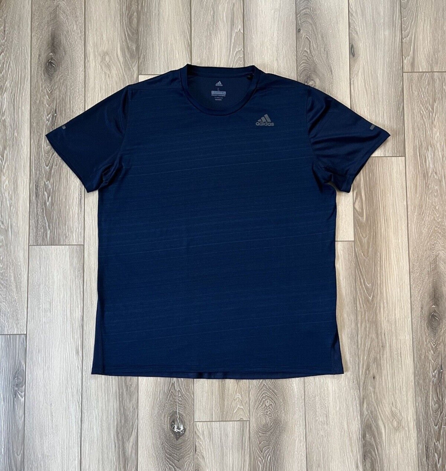 Adidas Climalite Nova Short Sleeve Athletic Tee Reflective Technology Mens Large gallery