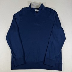 Southern Tide 1/4 Zip Pullover Sweater Mens Large Navy Blue Long Sleeve