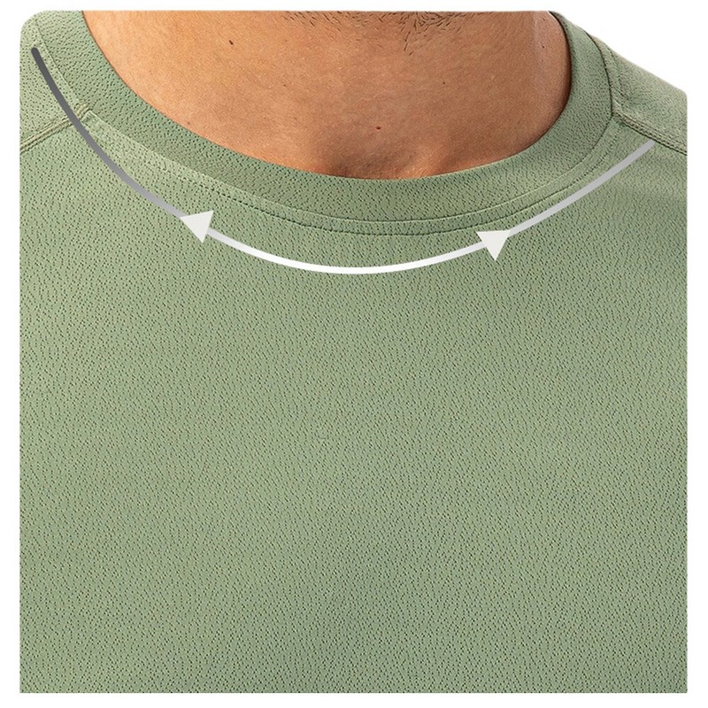 Men Quick Dry Breathable Round Neck T-Shirt Fitness Running Sports Tops YL5051 gallery