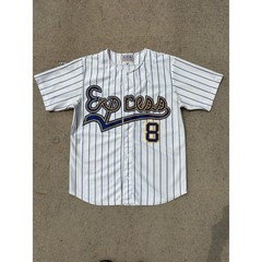 Vintage MLB Cream colour Express Baseball Jersey White Blue