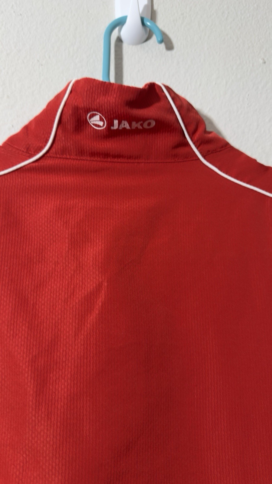 Jako Mens Orange Black Full Zip Long Sleeve Activewear Pullover Size XS EU Small gallery