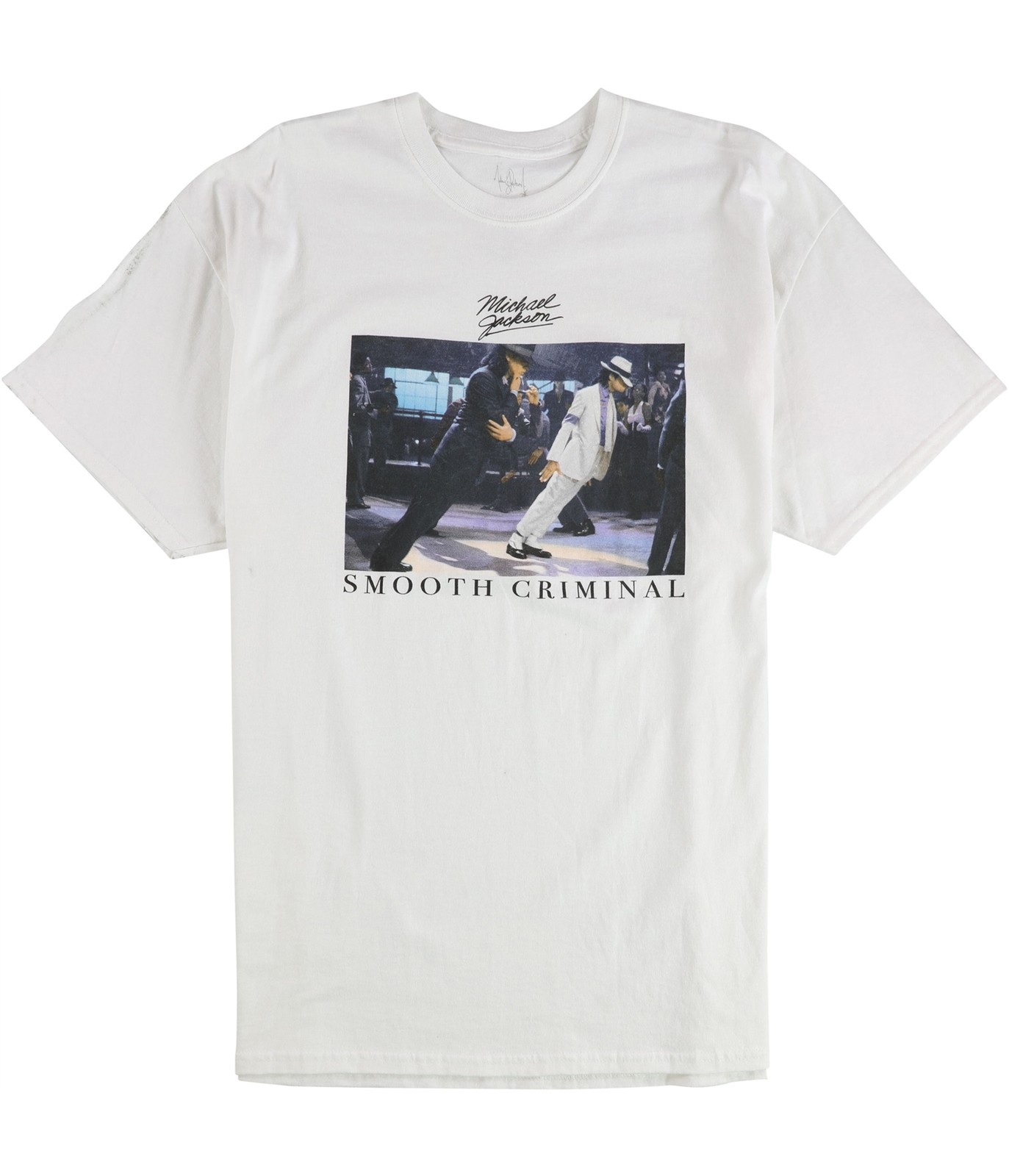 Band Specific Mens Smooth Criminal Graphic T-Shirt, white, XL gallery