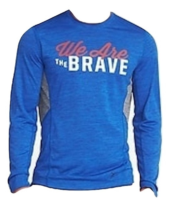Old Navy Active Color Blue Long Sleeve Large NWT (Go-Fresh) Anti-Odor Go Dry