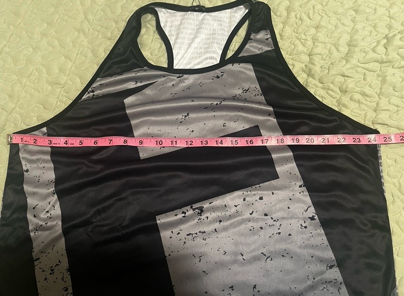 Men’s XL Tank Top Racerback Hosstile Black Gray Men's NWT Distressed gallery
