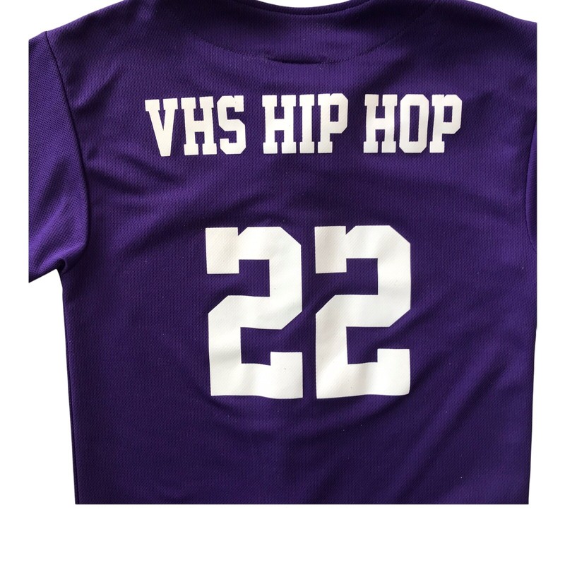 Vintage Teamwork VHS Hip Hop Baseball Jersey Embroidered Schreiner Size S 34-36 gallery