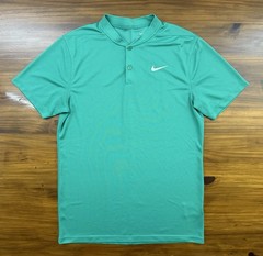 Nike Dri-FIT Golf Court Henley Shirt Men’s Small Standard Fit Green Short Sleeve