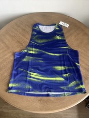 PUMA RUN Velocity dryCELL Tank Top Blue Crystal Mesh $30 NWT Men’s Size Large