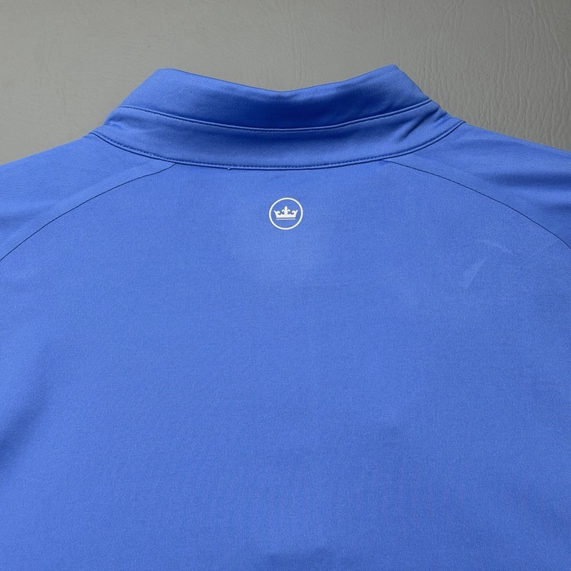 Peter Millar Blue Sea Verge Performance Quarter-Zip Golf Top Men XXL MS25EK42 gallery