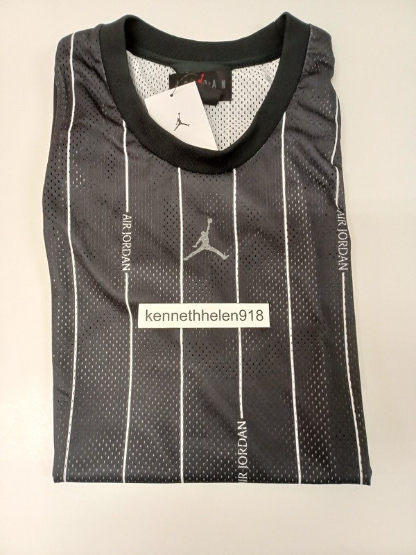 NIKE JORDAN ESSENTIALS ALL OVER PRINT BASKETBALL JERSEY DM1380-010 MENS SIZE L gallery