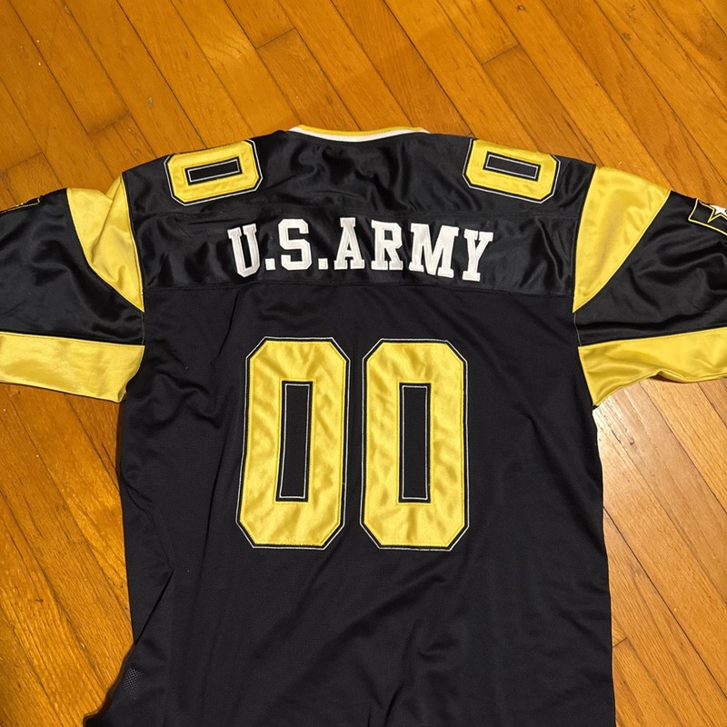 Battlefield Collection Army Strong Football Jersey USA Large Black #75 gallery