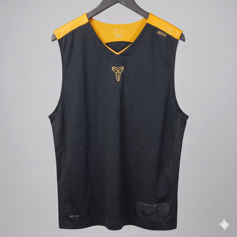 Kobe Bryant Nike Mamba Basketball Black Tank Top Dri-FIT Laker Color Size 3XL gallery
