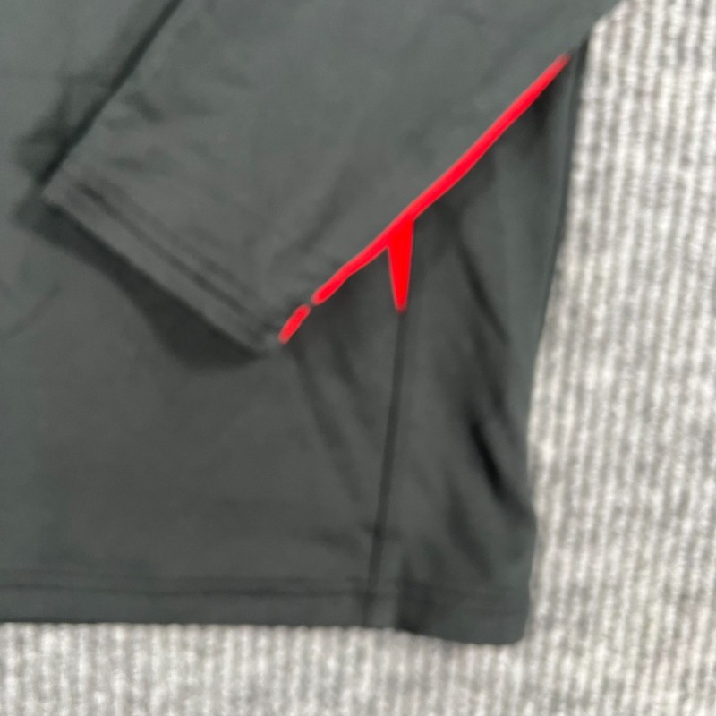 Under Armour Fitted Cold Gear Shirt Mens Large Black Red Long Sleeve Active gallery