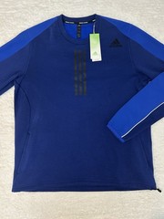 Adidas Cold.RDY Training Shirt Mens Large Blue Long Sleeve Athletic NWT