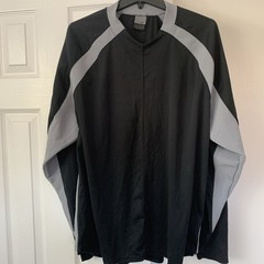 Nike Long Sleeve Jersey Shirt Dri-fit Mens XL Black/Grey RN 56323 CA 05553