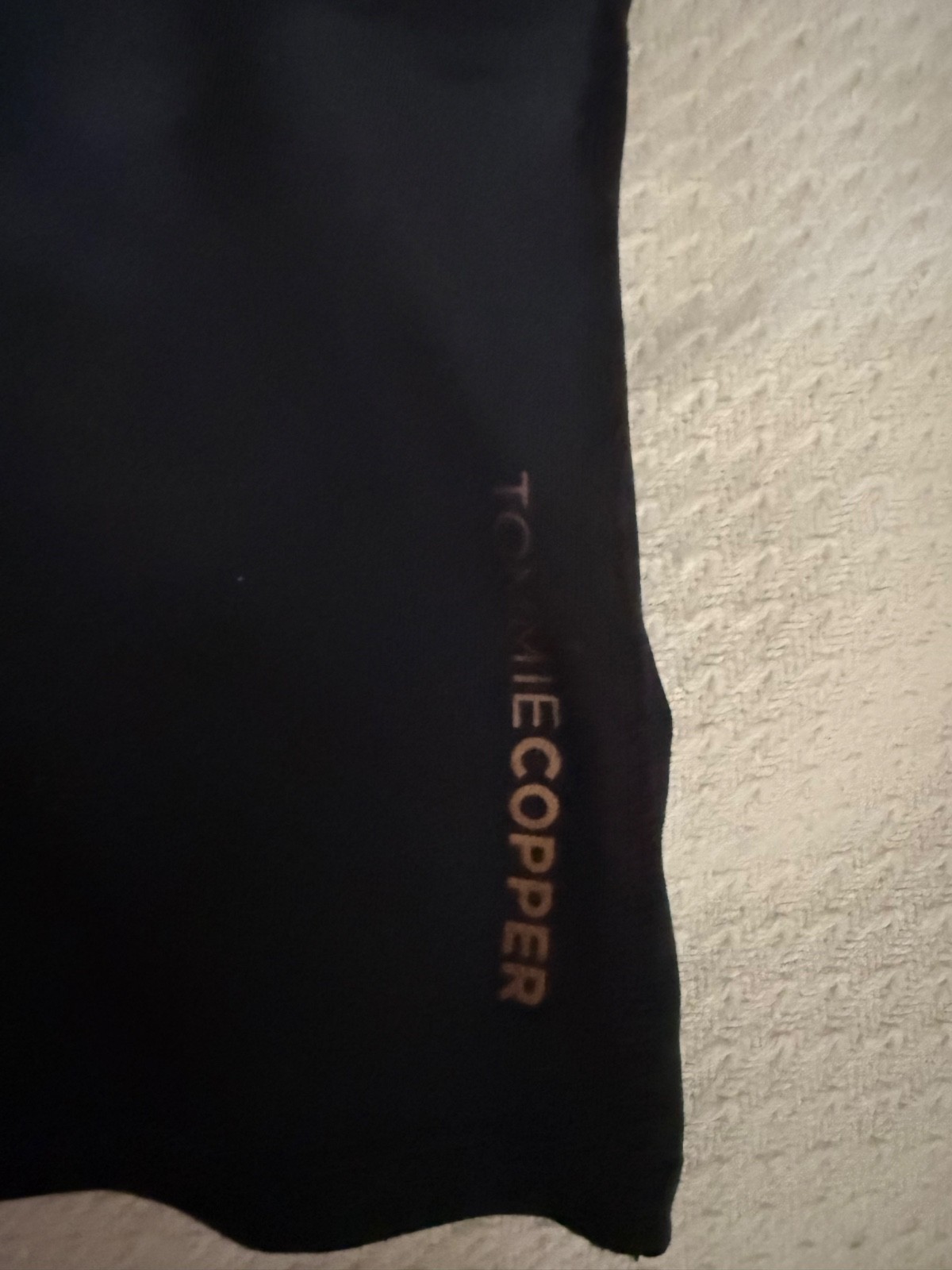 Tommy Copper Compression Shirt Black Short Sleeve Infused Men L Workout Gym gallery