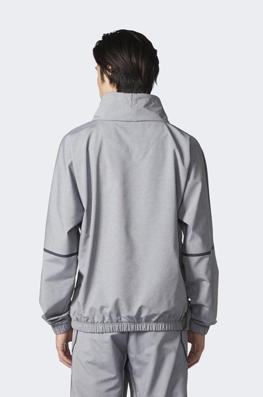 Adidas Taped Mock Neck Pullover Jacket Size Small $99 gallery