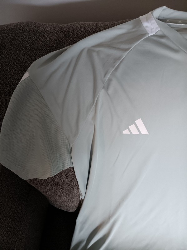 NWT ADIDAS SERENO 3S T-SHIRT MEN'S SOCCER SPORTSWEAR TRAINING 2XL SILVER/WHITE,, gallery