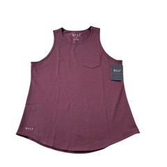 Bylt Premium Basics Lux Maroon Performance Tank Top Size Medium NWT