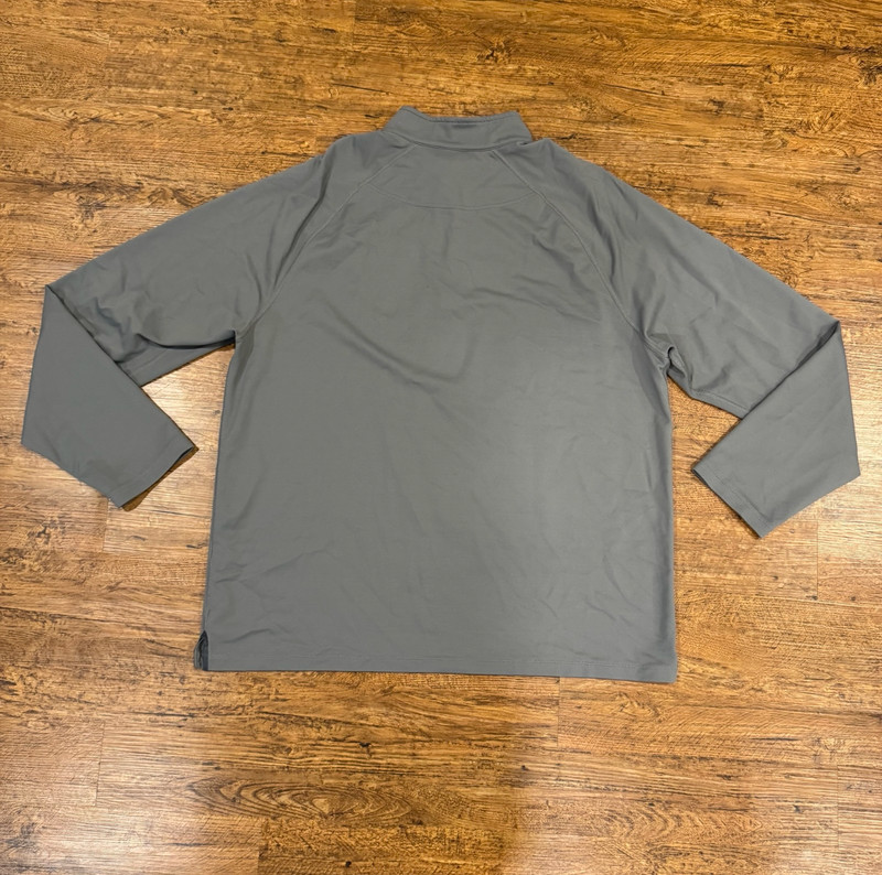 Rhone Gray Session Performance 1/4 Zip Golf Pullover Sweatshirt Sweater Men's XL gallery