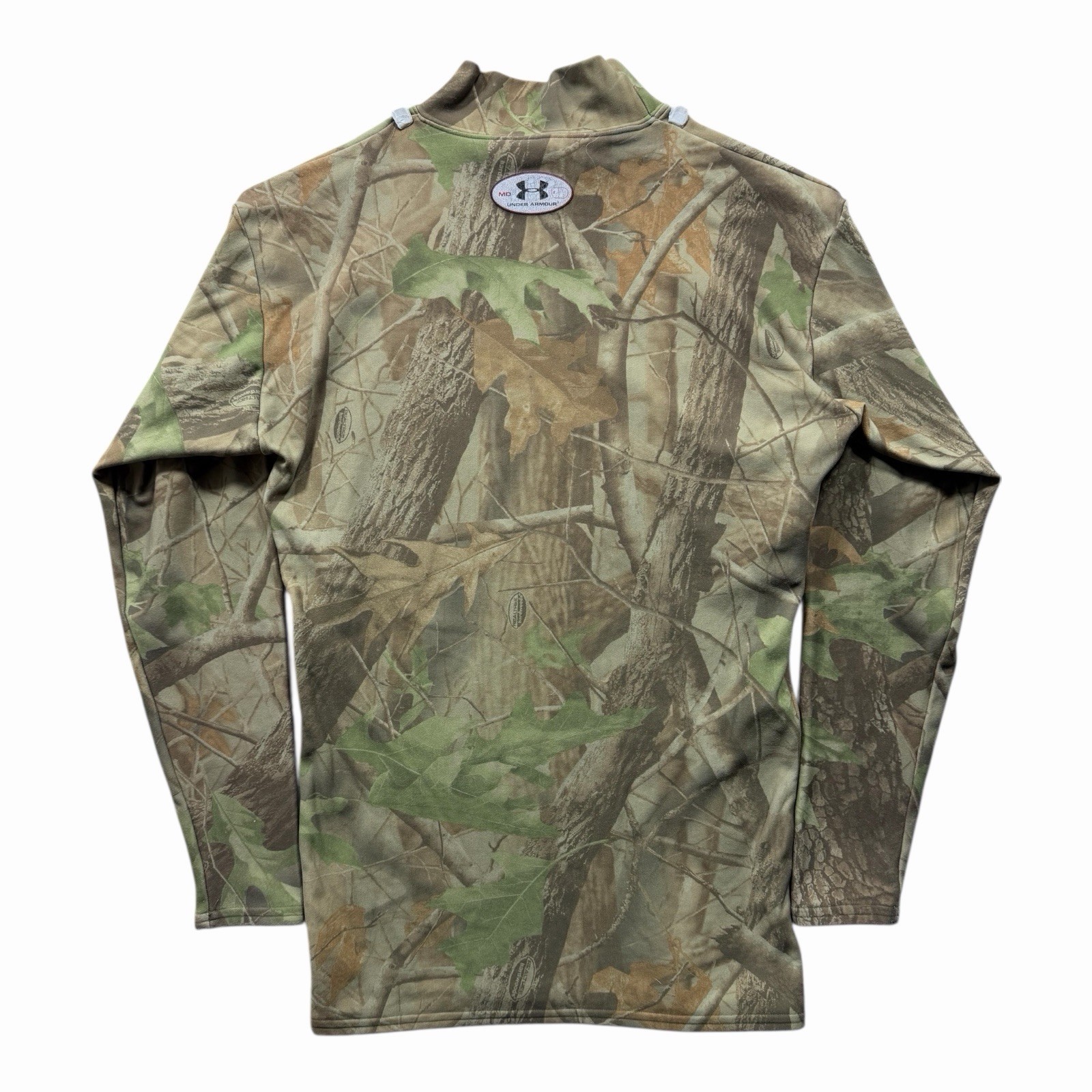 Under Armour Realtree Hardwoods Camouflage Green Pullover Shirt Men’s Size M gallery