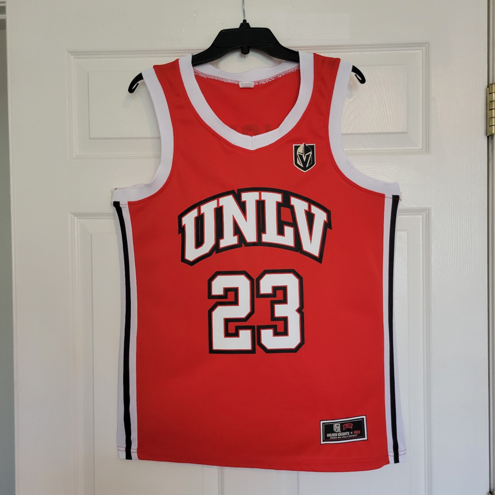 UNLV & Vegas Golden Knights #23 Red Official NCAA Basketball Jersey Size Large gallery