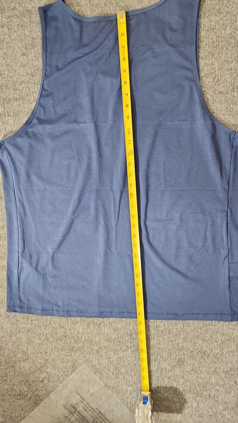 EZRUN Men's Quick Dry Athletic Tank Top Workout Running Gym Shirt Navy Blue 2XL gallery