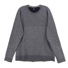 LULULEMON Engineered Warmth Dark Heather Gray/Black Long Sleeve Crew XL