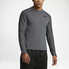 Nike THERMA SPHERE MAX DWR Water Repellent Men Sweatshirt Charcoal 800225 071
