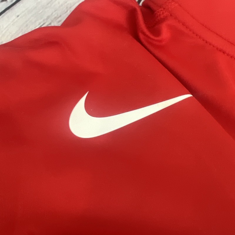 Nike Canada Team Issued 1/2-Zip Running Top Red 854172-611 Men’s Size M Medium gallery