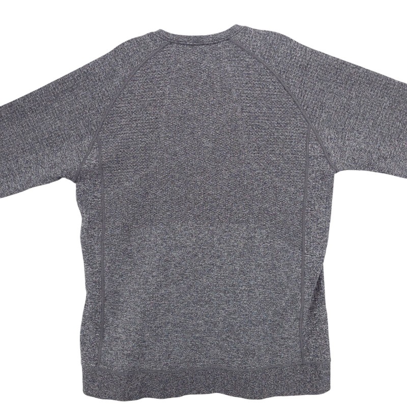 LULULEMON Engineered Warmth Dark Heather Gray/Black Long Sleeve Crew XL gallery