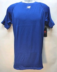 New Balance NB TMMT726 Raglan Tech Tee Shirt Royal Blue Men’s Size Large Dry NWT