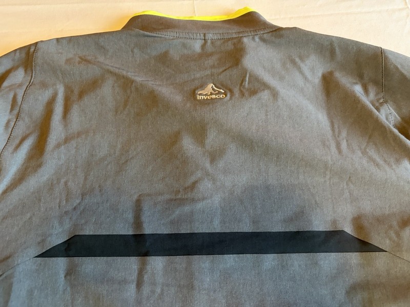 Nike Golf Tour Performance 1/4 Zip Pullover Jacket Size L Dri Fit Invesco Logo gallery