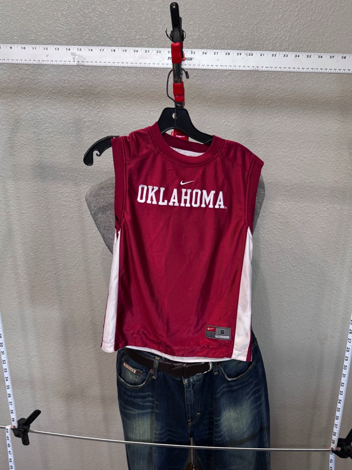 YOUTH Nike Oklahoma Basketball LONG SLEEVE SHIRT Small S gallery