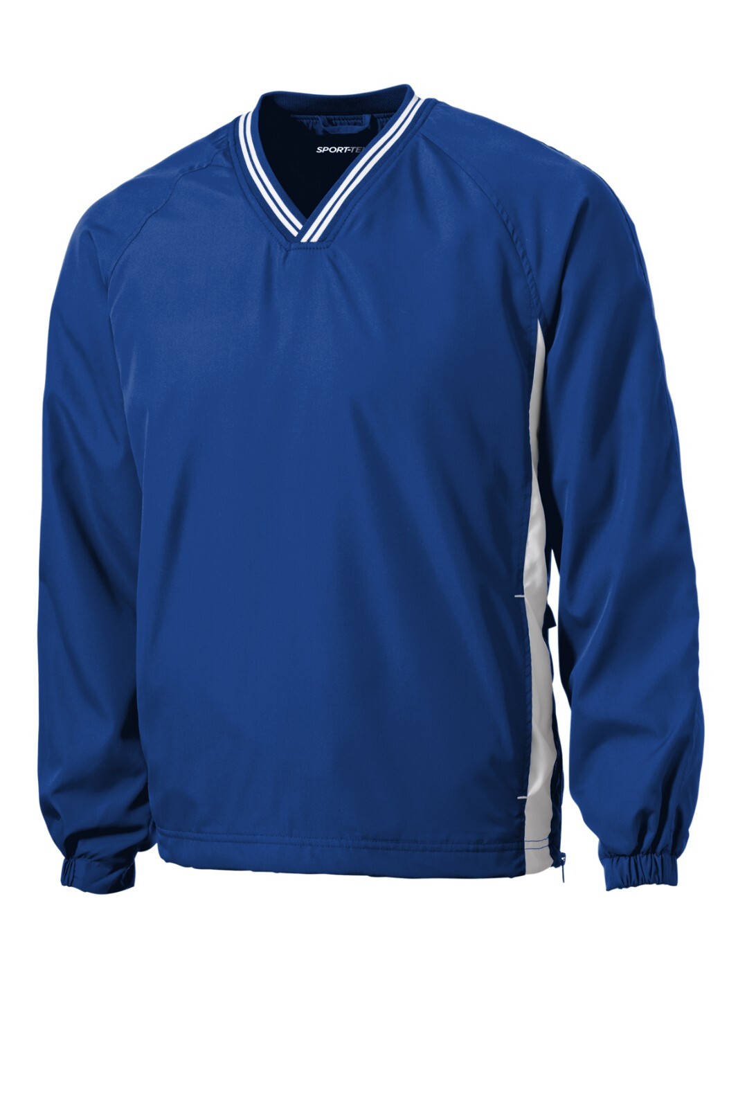 JST62 Sport-Tek® Tipped V-Neck Raglan Wind Shirt XS-6XL Brand New gallery