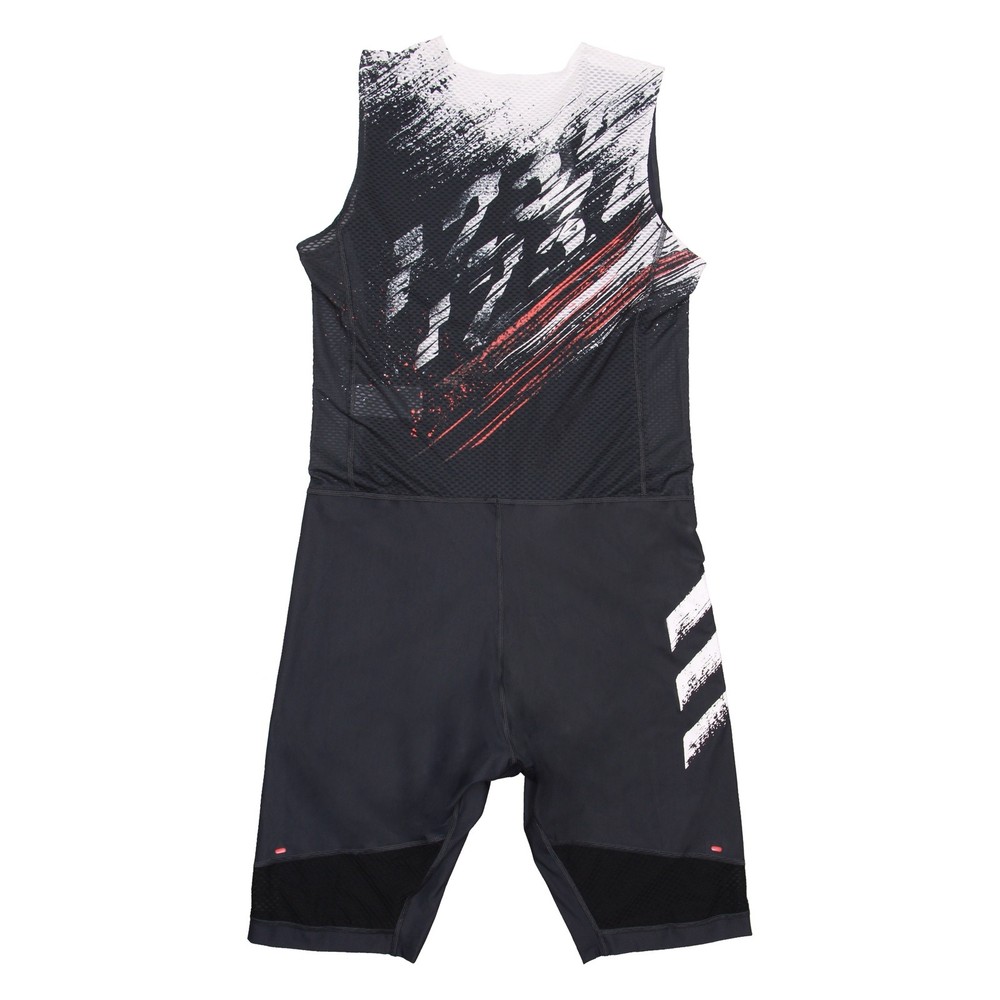 Adidas Adizero Mens Jersey L Black Polyester Spandex Athletic Performance Suit