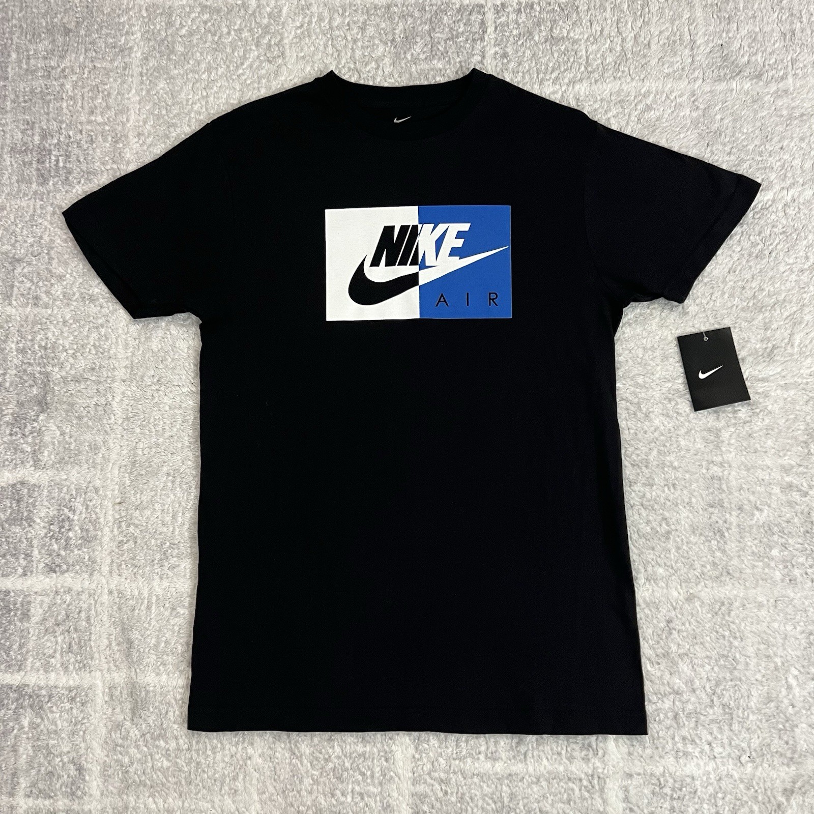 Nike Air Men's Athletic Short Sleeve Color Blocked Logo Graphic T-Shirt - Mens S gallery