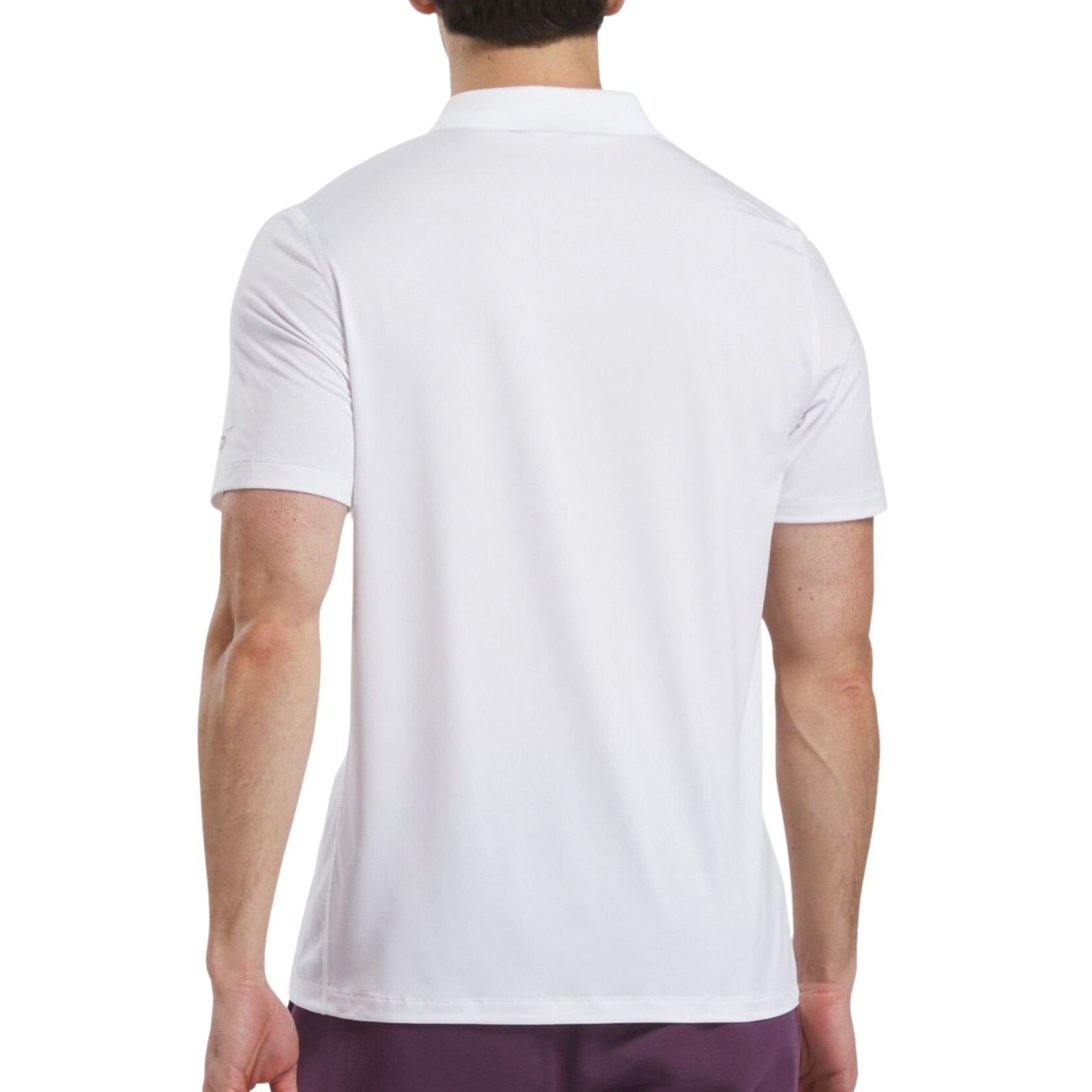 REEBOK Performance Training Polo Golf Shirt sz S Small White gallery