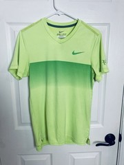 Nike Roger Federer RF 2015 Australian Open Crew Tennis Shirt Small Nadal Alcaraz
