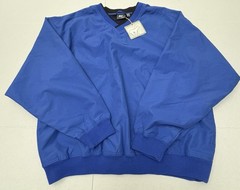 Men’s White Bear Microfiber Windshirt Style 5150 Long Sleeve Size XXL Golf NWT