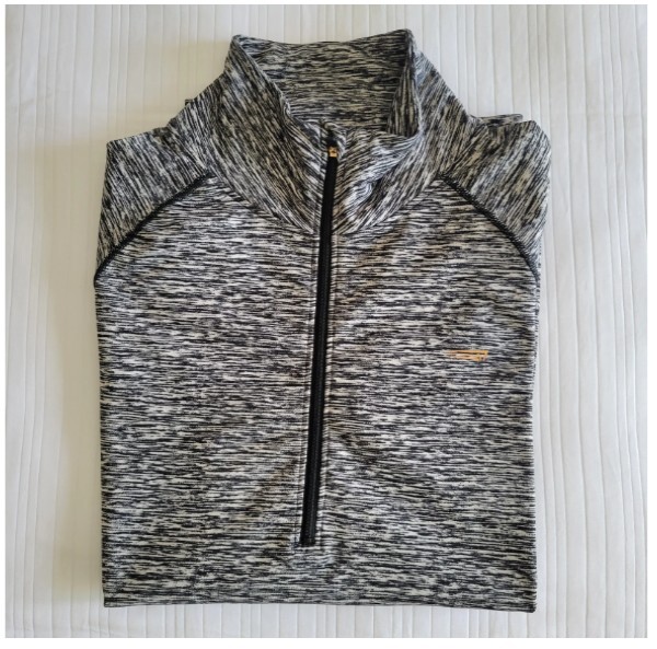 Men's Copper Fit 1/4 Zip Long Sleeve Pullover with Thumb Holes Size Large gallery
