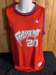 Full Send Classics Authentic Basketball Jersey Red Blue Mens XL #20