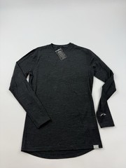 Merino.tech Shirt Mens Small Gray Midweight Merino Wool Long Sleeve Base Layer