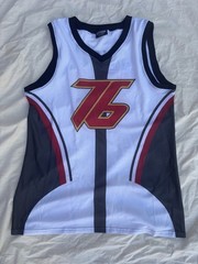 Kittyhawk Soldier: 76 Basketball Jersey Tank M Mesh White Black Red