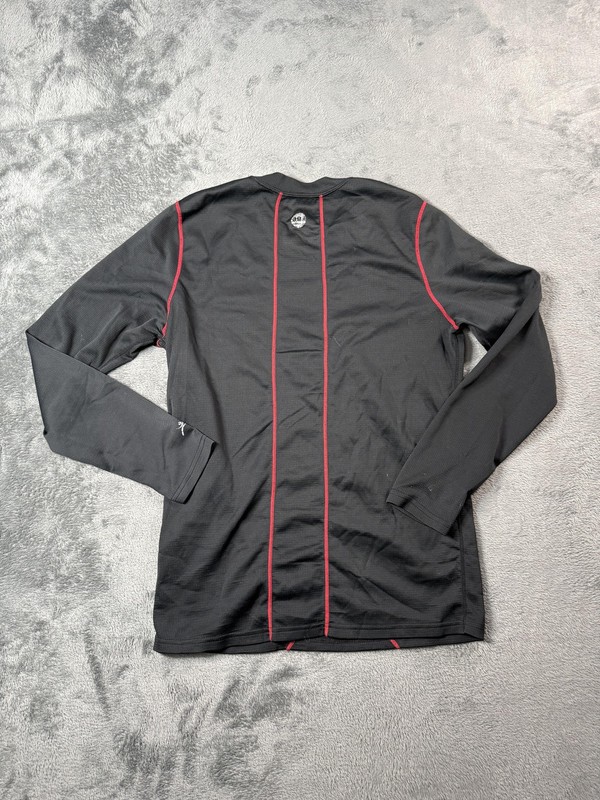 Terramar Shirt Mens Small Black Long Sleeve Base Layer Thermal Athletic W8267 gallery