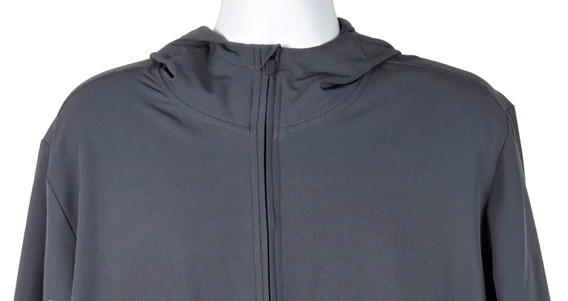 Swiss Tech Anorak Pullover Men's XL Gray 1/4 Zip Hooded Lightweight Jacket gallery