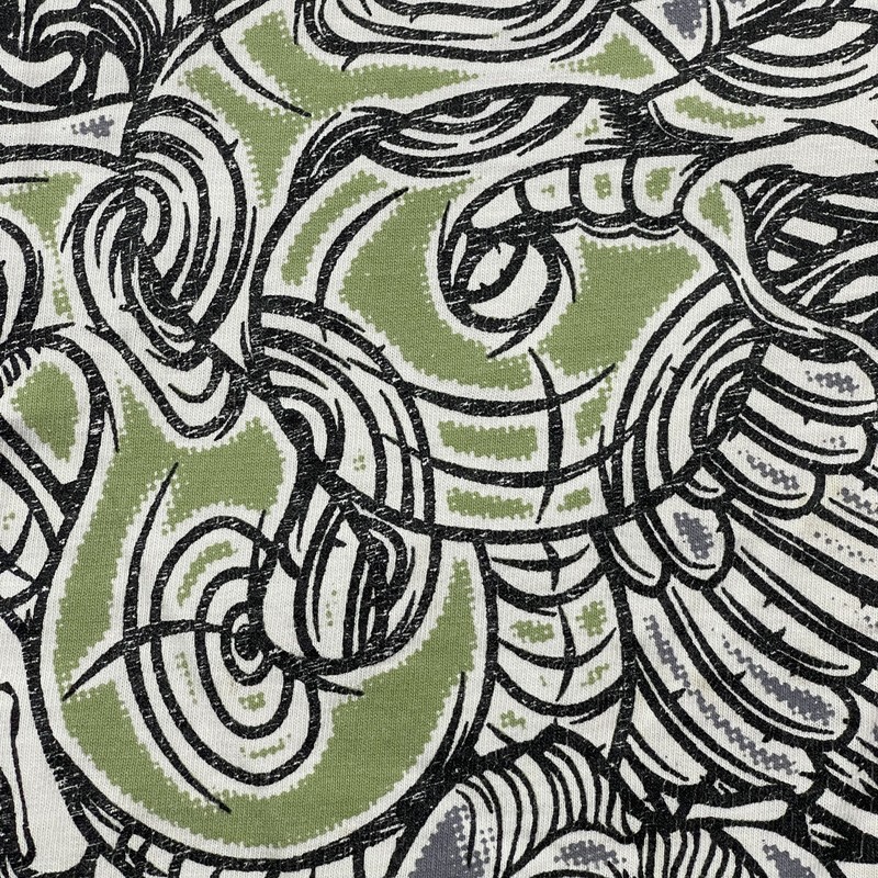 Vintage Y2K No-Fear Snake Rose Tribal Art Tank-Top XL 23x29 White gallery