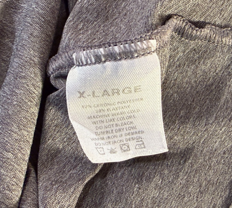 STARTER COMPRESSION BASE TEE SHIRT LS DRI-STAR HEATHER GRAY MEN'S XL FITTED EUC gallery